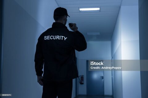 Securtac security guard in Canada